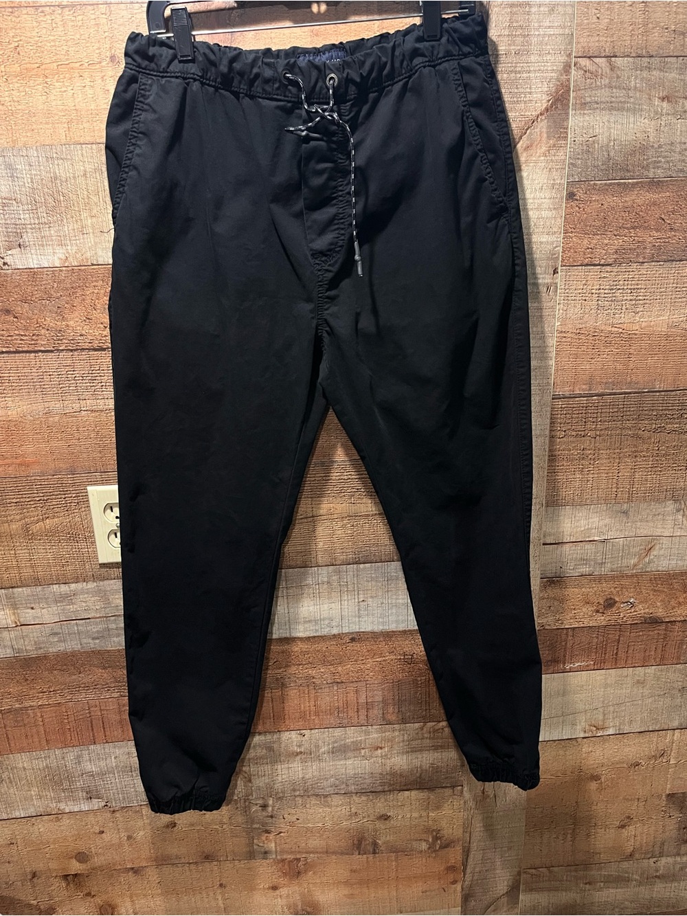 American Eagle Outfitters Black Drawstring jogger Chinos men's medium